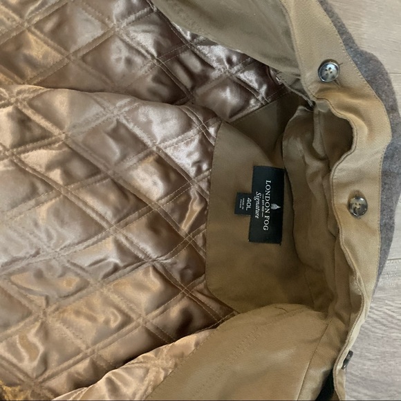 London Fog Brown Trench Coat Men’s Size 40L. L - Picture 12 of 16